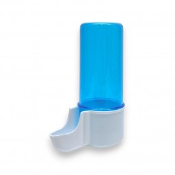 Eco fontein nr 1 80 ml hoge voet wit   transparant blauw