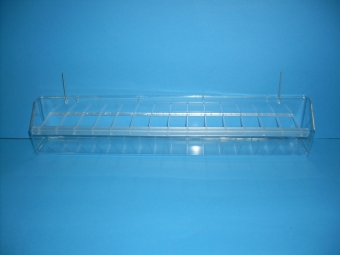 Voerbak plastic 40 cm met haak