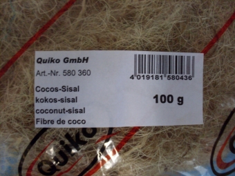 Cocos-Sisal 100 gram (Quiko)