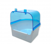 Badhuis groot wit   transparant blauw