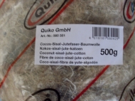 Cocos-Sisal-Jute-Katoen 500 gram (Quiko)